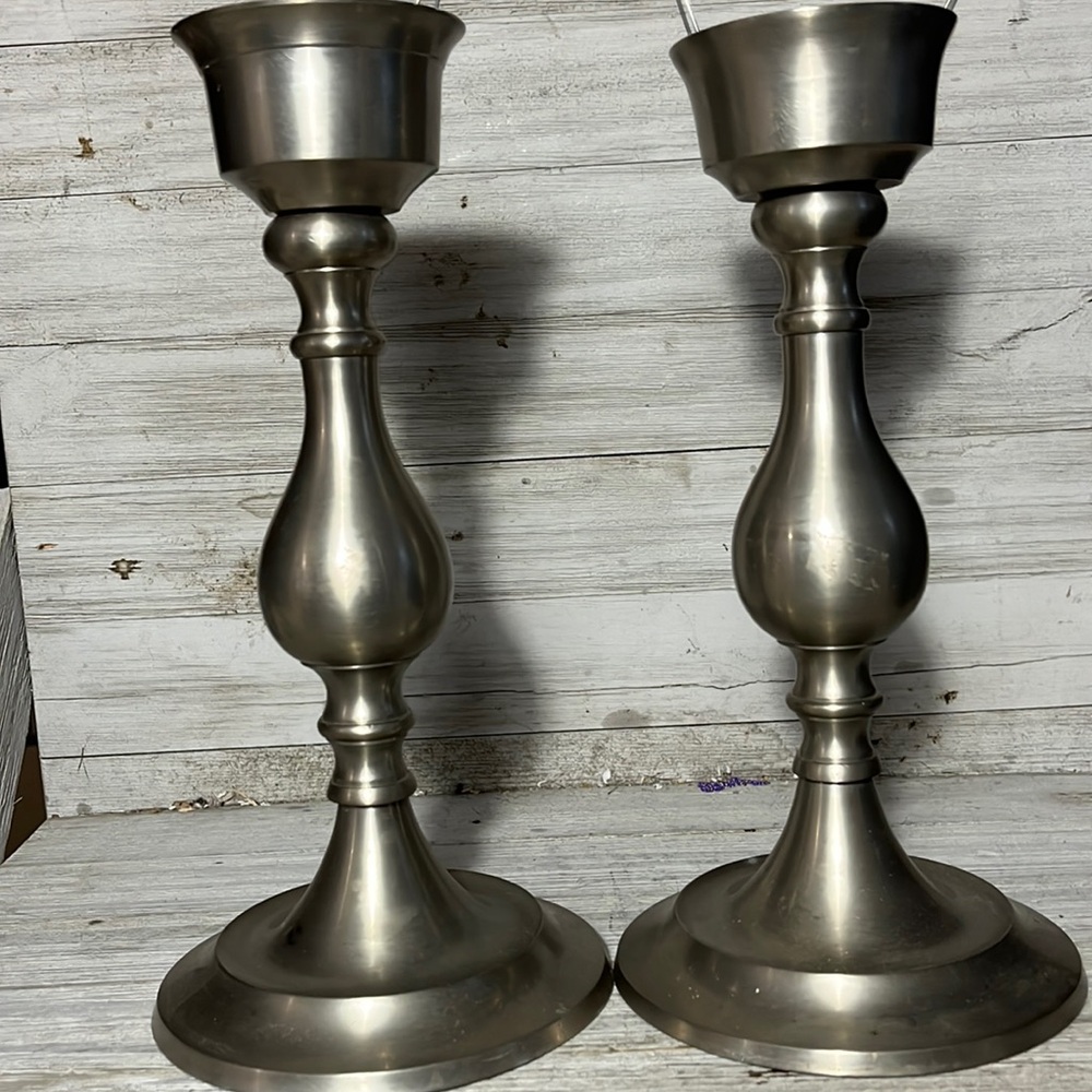 VTG, FORESIDE HURRICANE LAMP CANDLESTICK HOLDER without globe